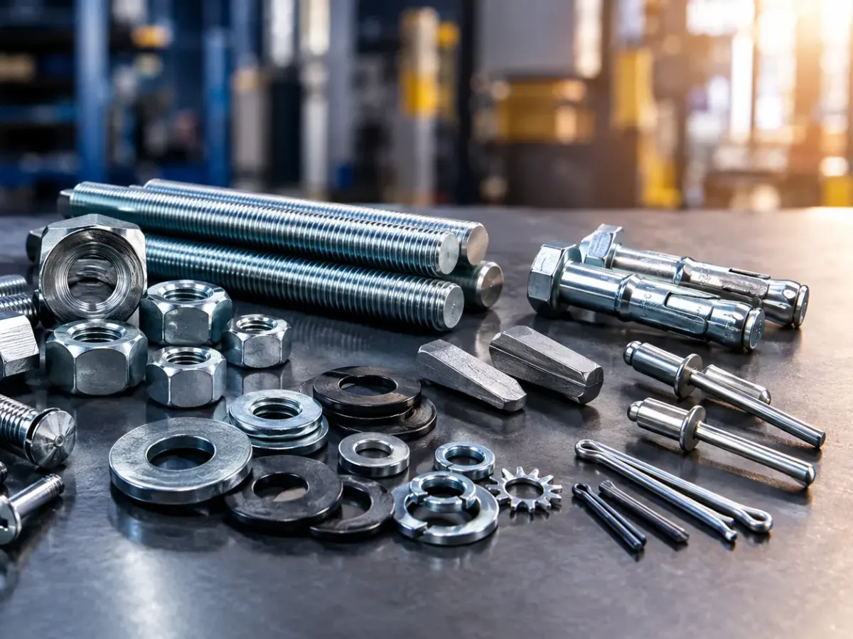 Elementos de fixação industrial: quais são os principais tipos e aplicações?
