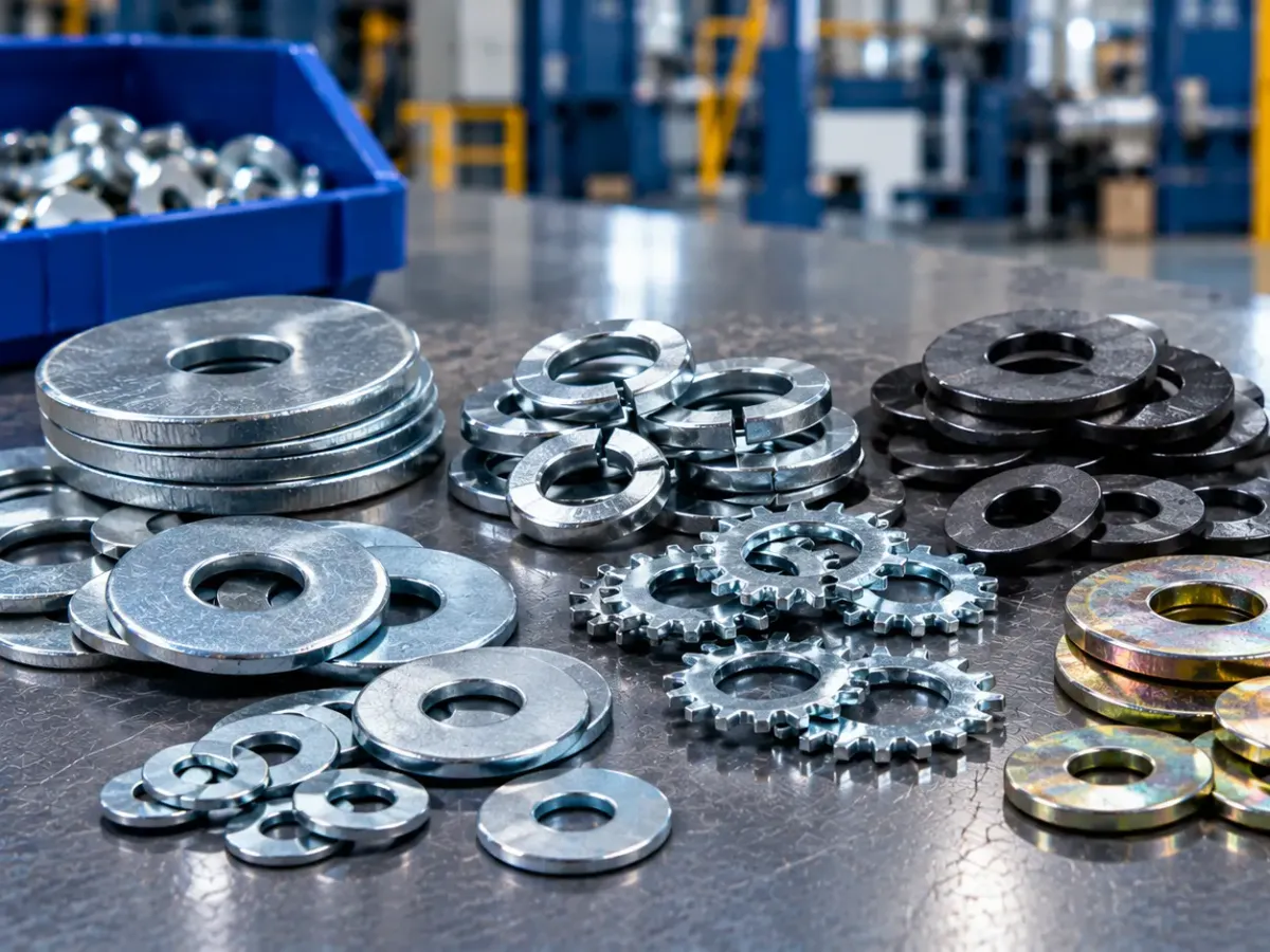 Qual a função das arruelas industriais nos sistemas de fixação?