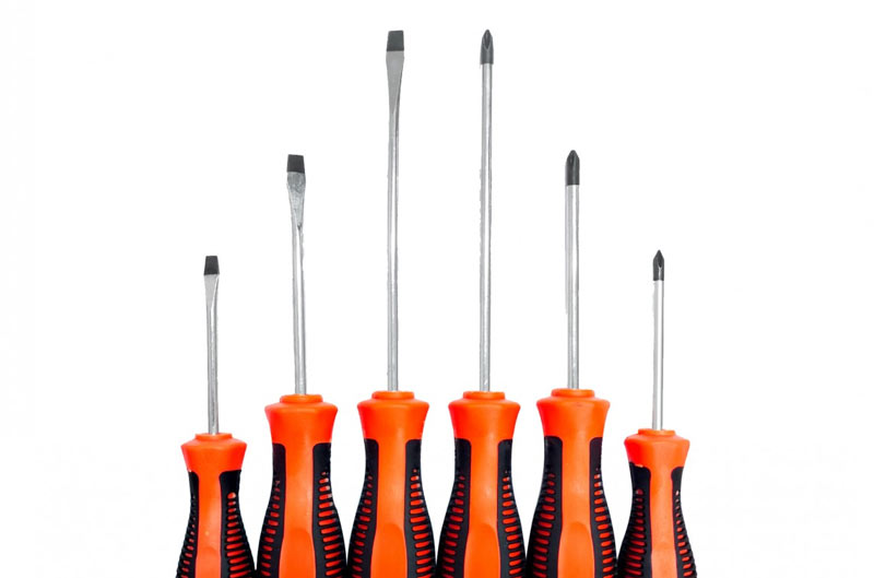 Os 2 tipos de chaves de parafusos mais usadas